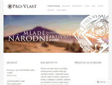 Tablet Screenshot of pro-vlast.org